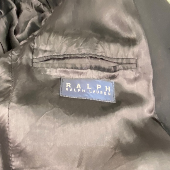 Ralph Lauren Black Pinstriped Men's Blazer, 39S - Picture 7 of 11